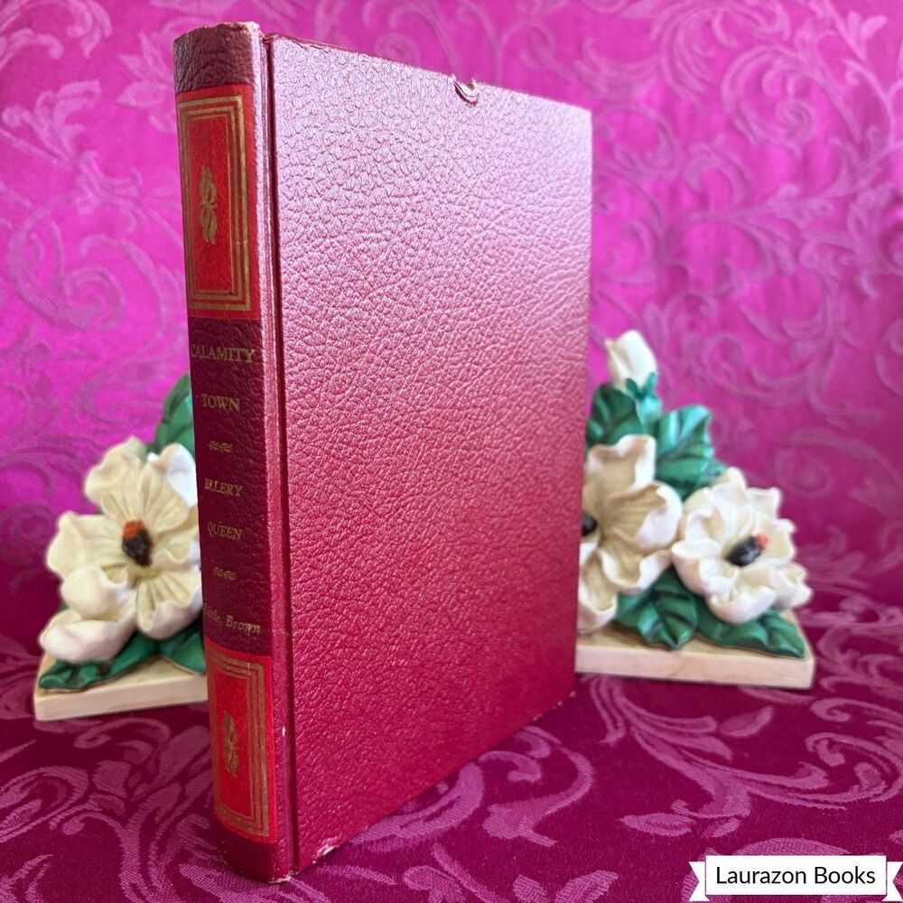 1942 Calamity Town by Ellery Queen, Vintage Mystery Book, Little, Brown and Co